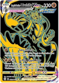 Foto 1 | Carta Pokémon Rapid Strike Urshifu Vmax Tg30/tg30 - Venta Internacional