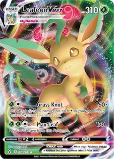Foto 1 | Carta Coleccionable Pokémon Leafeon Vmax 008/203 Ultra Rare - Venta Internacional