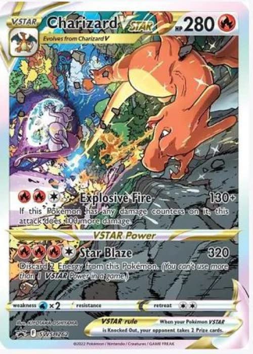 Tarjeta Coleccionable Pokémon Charizard Vstar Swsh262 Black Star Promo - Venta Internacional