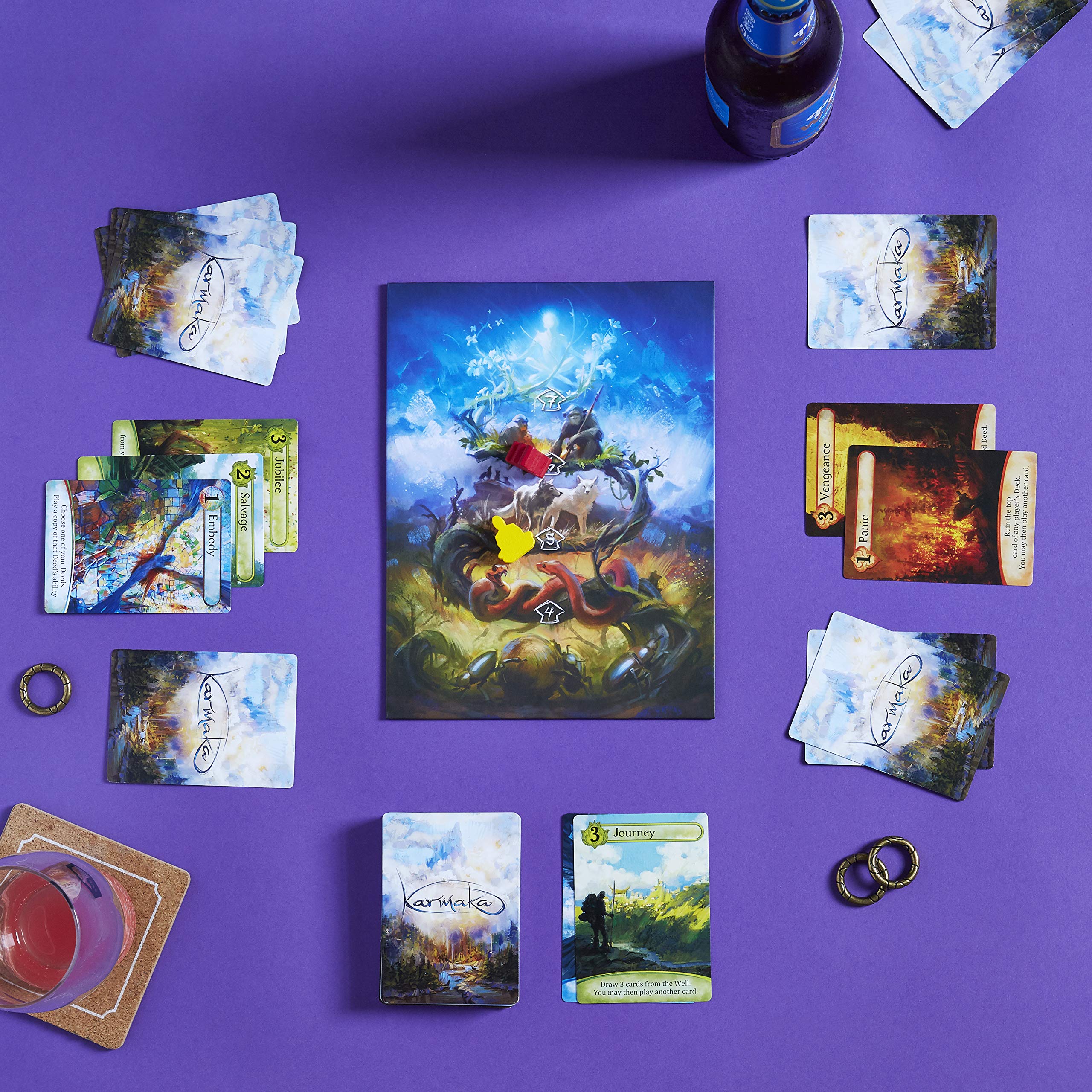 Foto 8 pulgar | Juego de Cartas Karmaka Chronicle Books - Venta Internacional