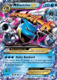 Foto 2 pulgar | Carta Coleccionable Pokémon Mega-blastoise-ex Water 30/146 Xy - Venta Internacional