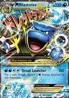 Foto 1 | Juego de Cartas Coleccionables Pokémon Mega M Blastoise-EX 18/83 - Venta Internacional