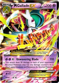 Foto 1 | Carta Coleccionable Pokémon Mega-gallade-ex Xy Roaring Skies - Venta Internacional
