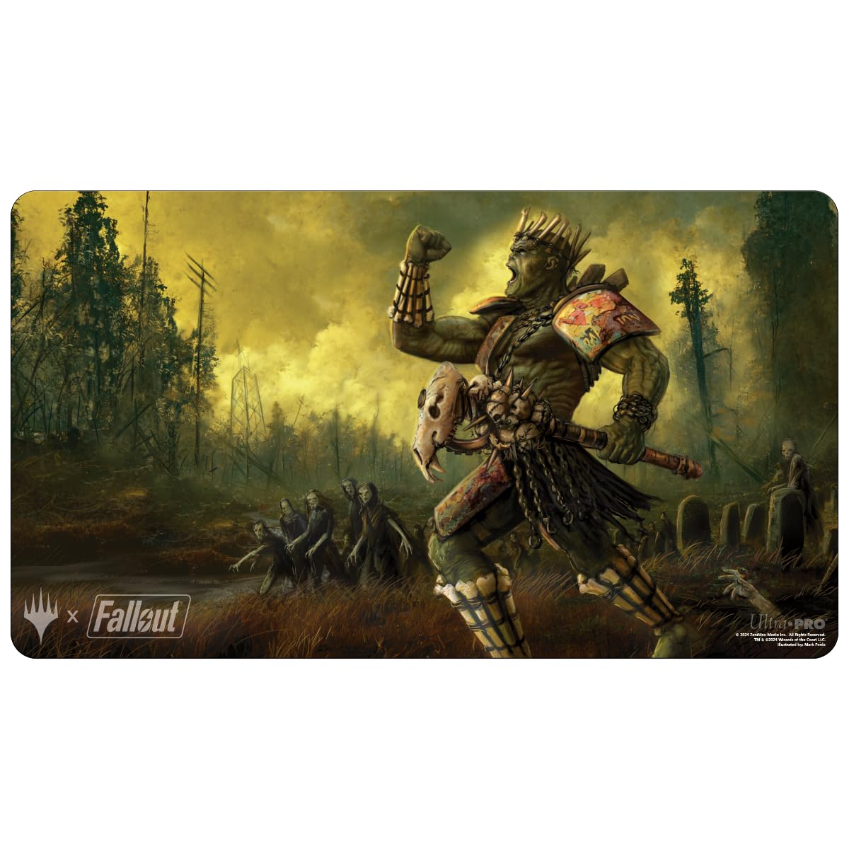 Foto 2 pulgar | Tapete Playmat Ultra Pro Fallout Grave Titan Magic Gathering - Venta Internacional.