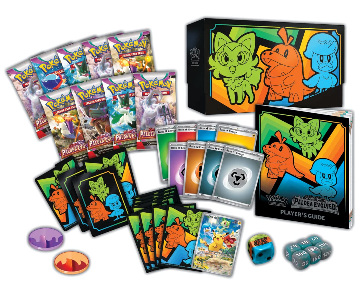 Foto 3 | Juego De Cartas Coleccionables Pokemon Scarlet & Violet Paldea Box - Venta Internacional.