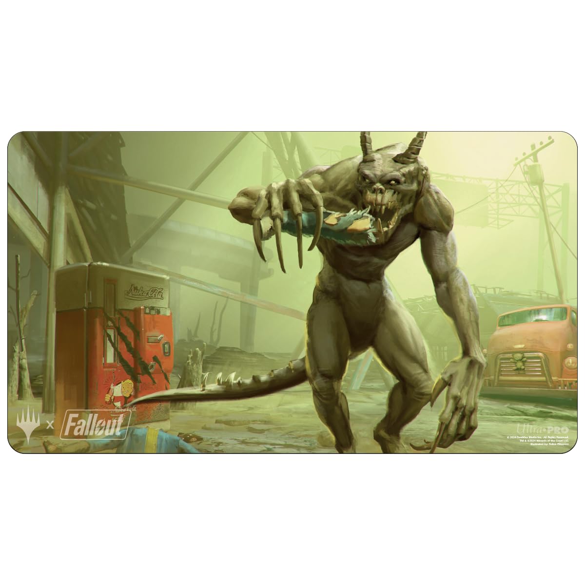 Alfombra De Juego Ultra Pro Fallout Tarmogoyf Para Magic The Gathering - Venta Internacional.