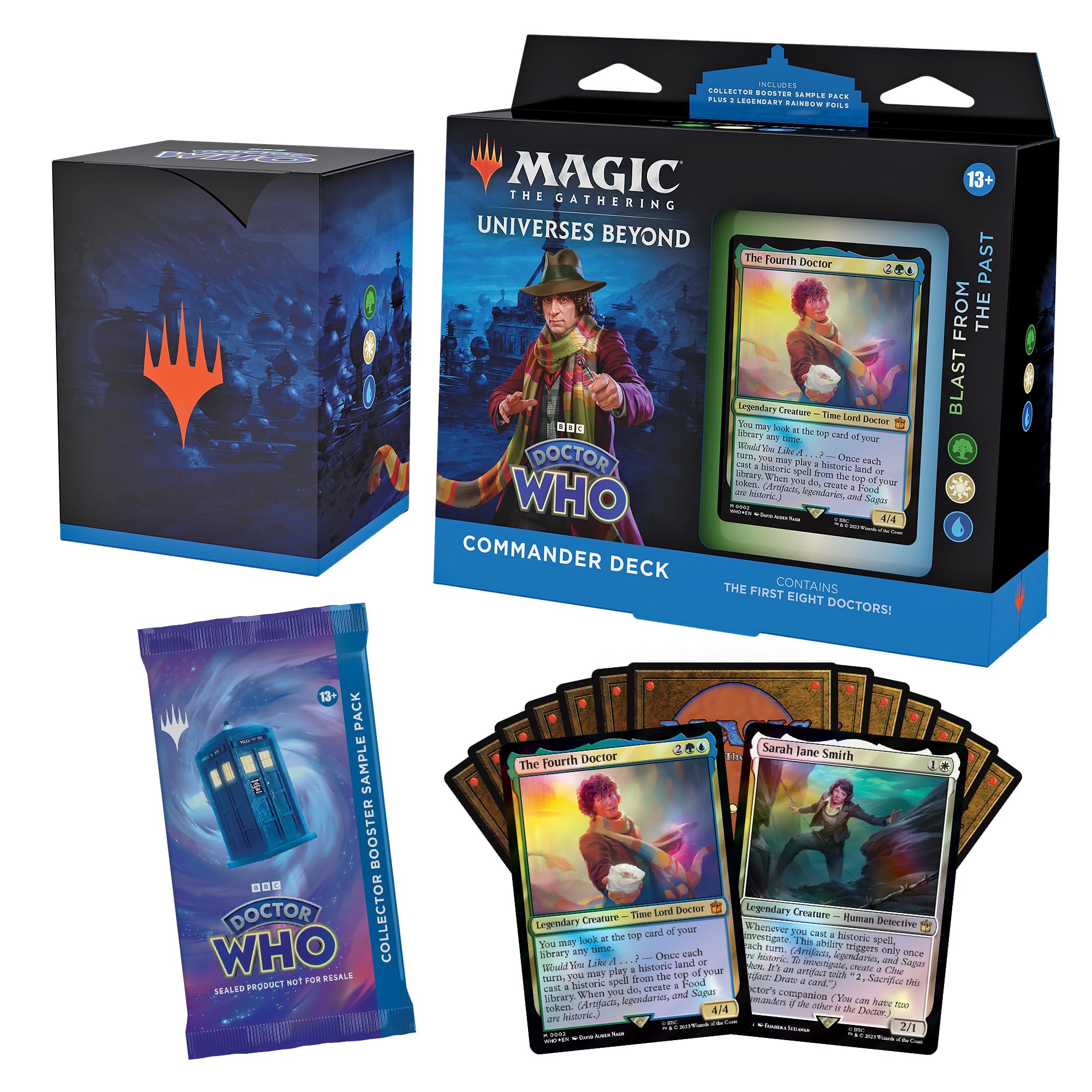Foto 4 pulgar | Paquete Commander Deck Magic The Gathering Doctor Who X4 - Venta Internacional.