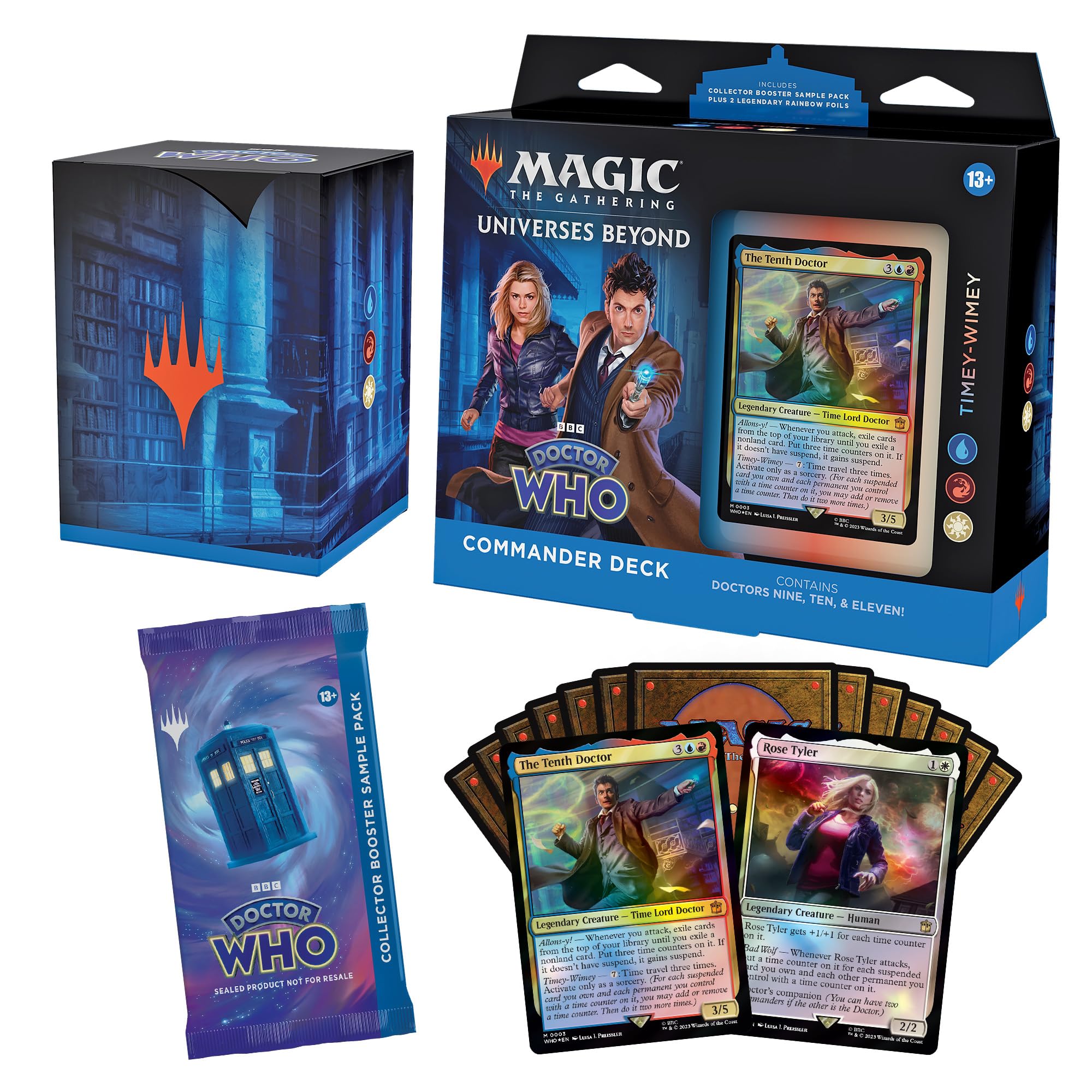 Foto 5 pulgar | Paquete Commander Deck Magic The Gathering Doctor Who X4 - Venta Internacional.