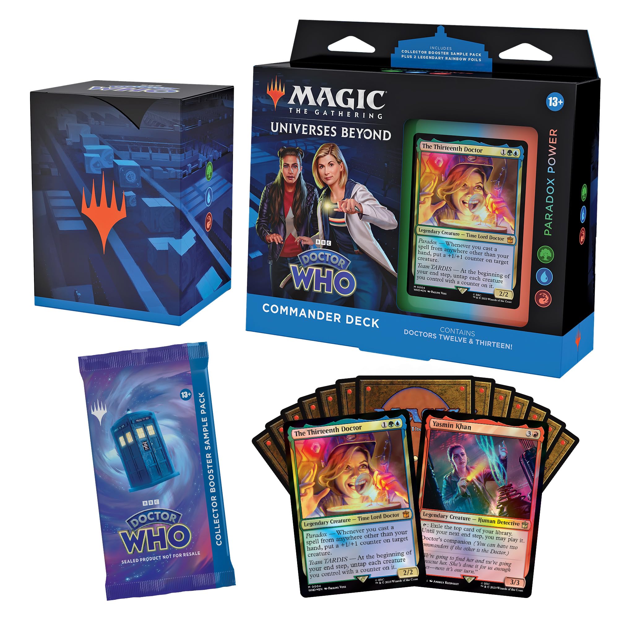 Foto 6 pulgar | Paquete Commander Deck Magic The Gathering Doctor Who X4 - Venta Internacional.