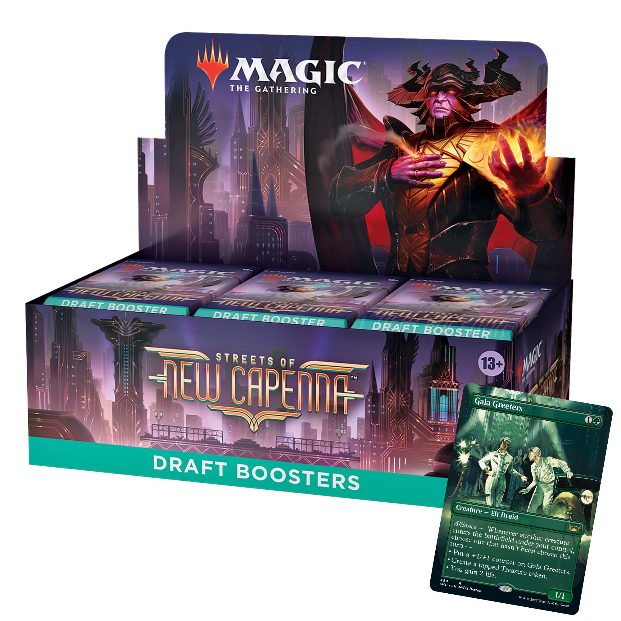 Draft Booster Box Magic: La Reunión De Las Calles De New Capenna - Venta Internacional.