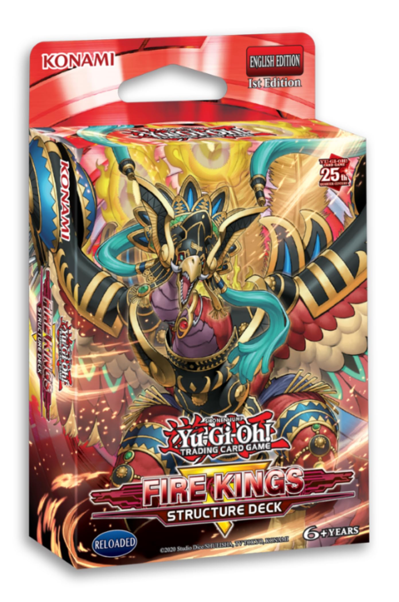 Foto 2 pulgar | Yu-gi-oh! Mazo De Cartas Con Estructura De Fire King - Venta Internacional.