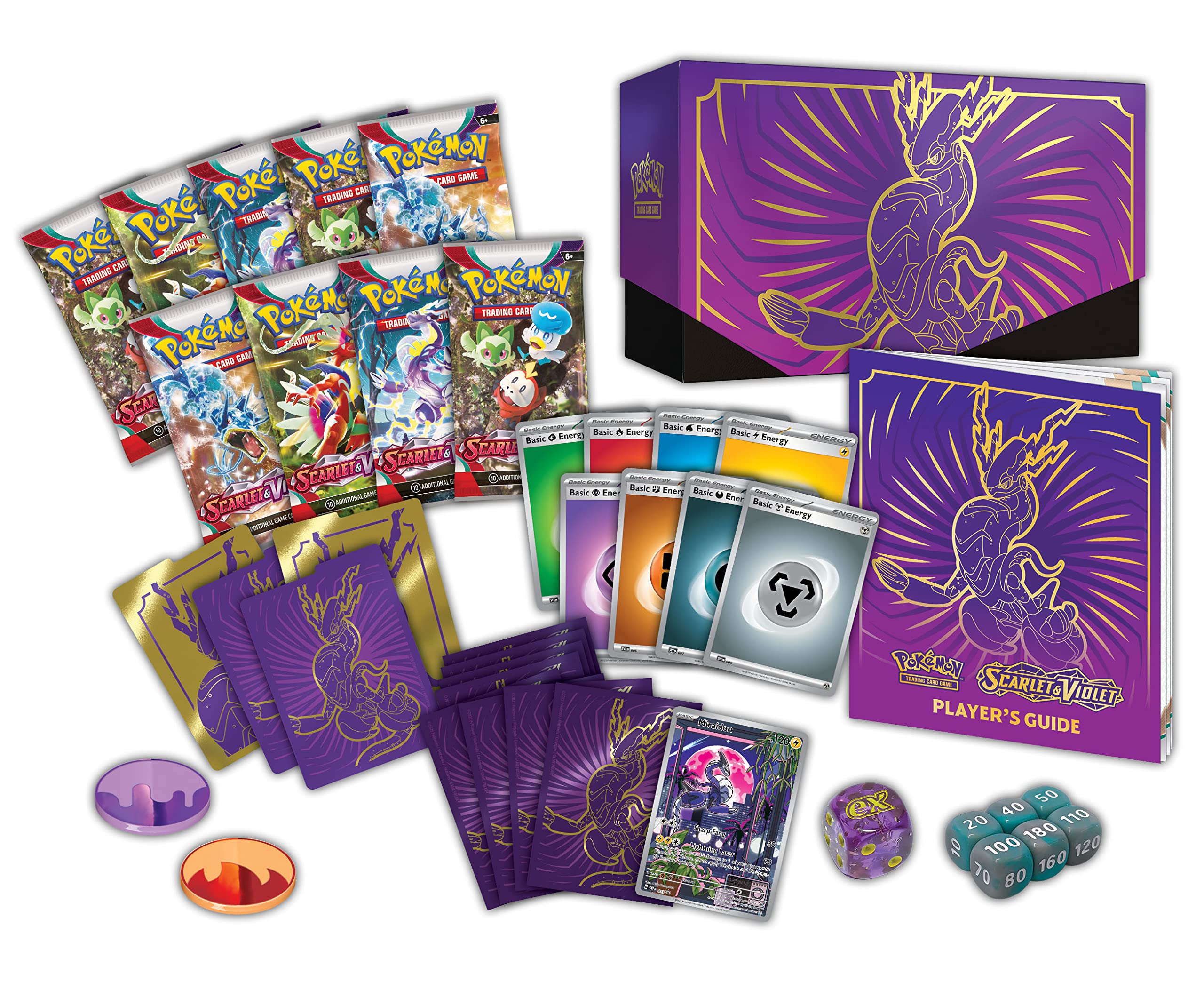 Foto 4 pulgar | Caja De Entrenamiento De Élite Pokémon Tcg Scarlet Y Violet Miraidon - Venta Internacional.