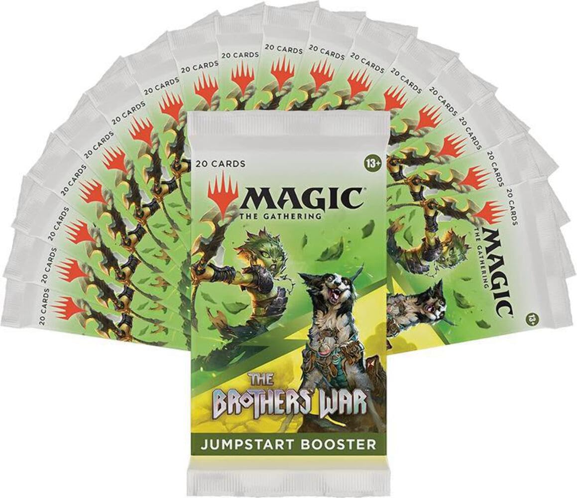 Foto 6 pulgar | Paquete De Refuerzo Jumpstart De Magic The Gathering Brothers' War - Venta Internacional.