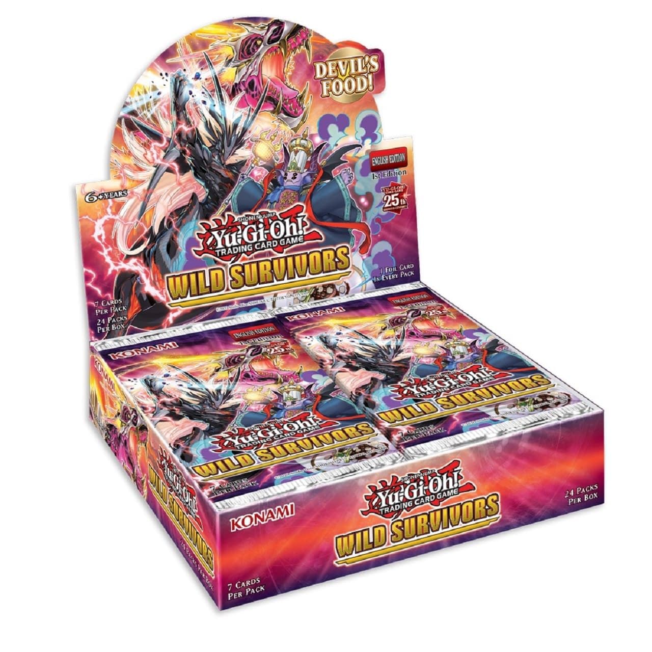 Juego De Cartas Coleccionables Konami Yu-gi-oh! Caja Wild Survivors - Venta Internacional.