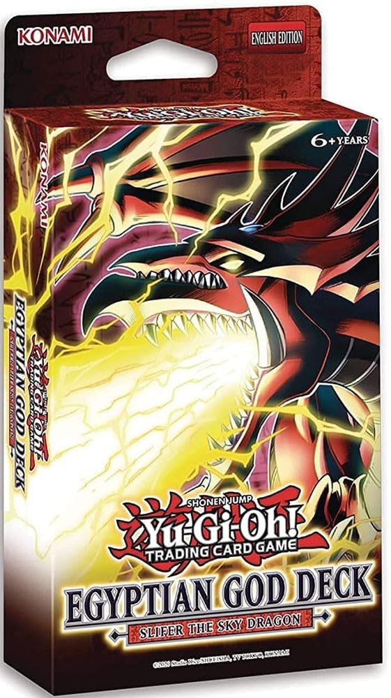 Foto 2 pulgar | Juego De Cartas Coleccionables Yu-gi-oh! El Dios Egipcio Deck Slifer - Venta Internacional.