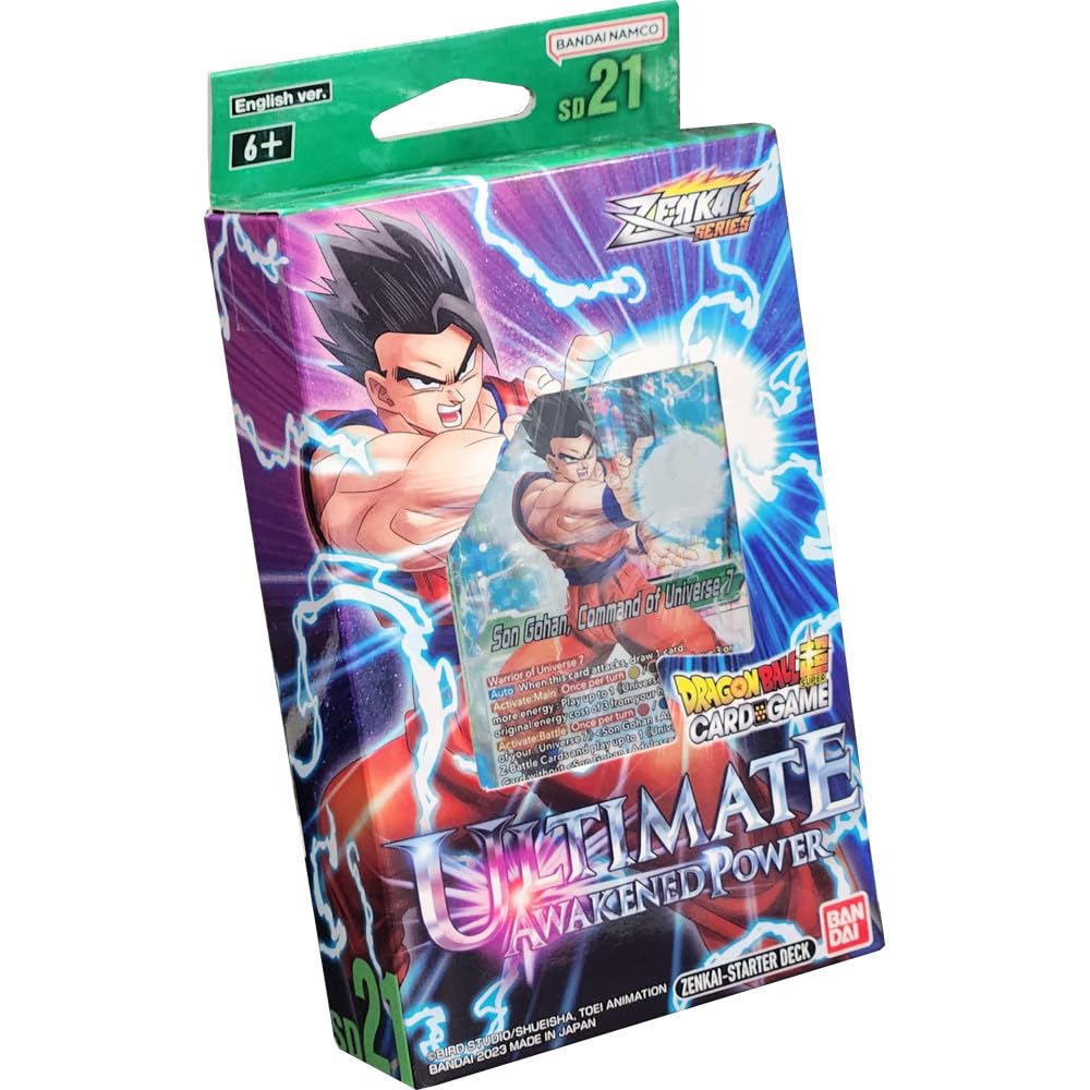 Baraja De Inicio Bandai Namco Dragon Ball Super Tcg Sd21 - Venta Internacional.