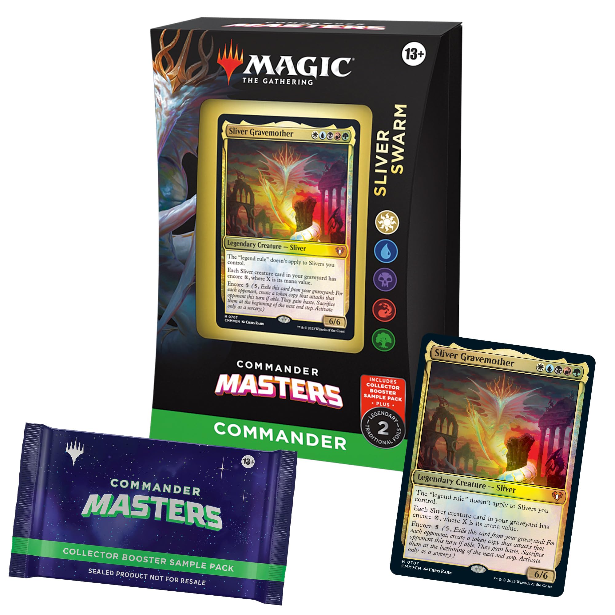 Foto 2 pulgar | Commander Deck Magic The Gathering: Commander Masters Silver Swarm - Venta Internacional.