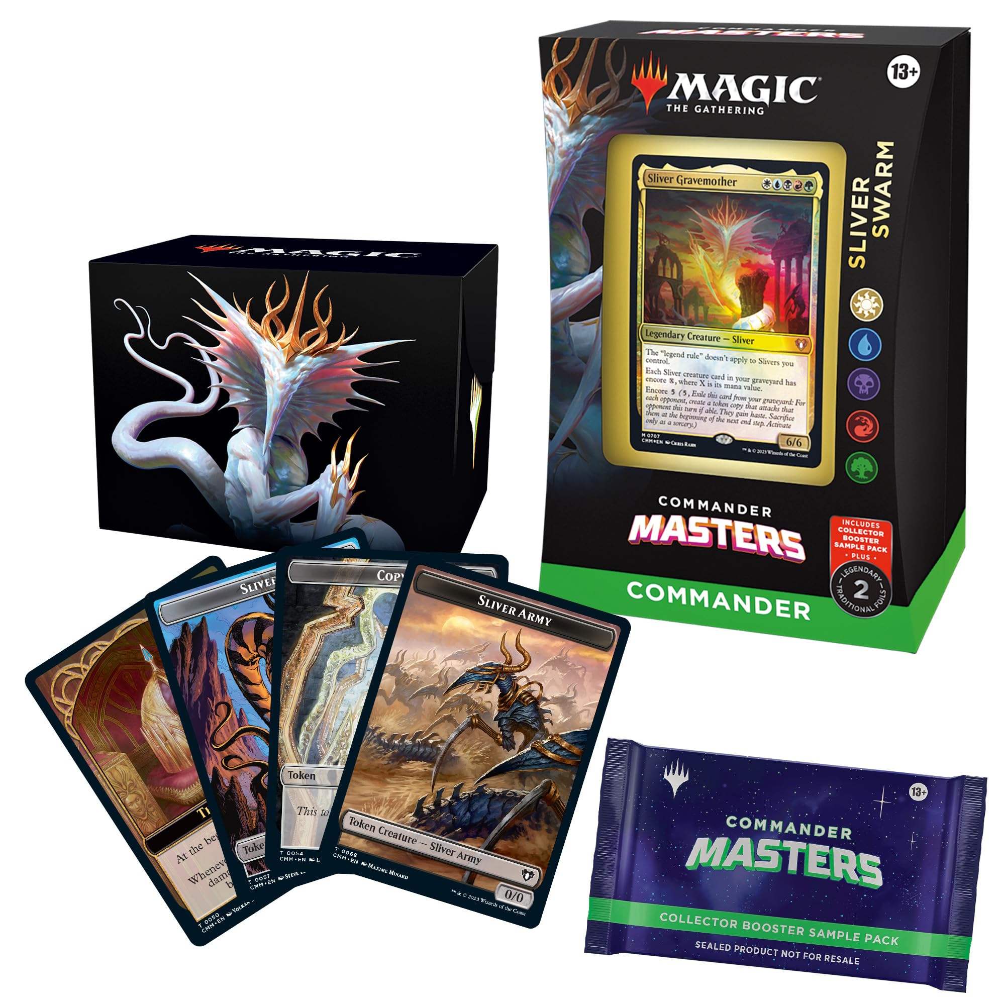 Foto 5 pulgar | Commander Deck Magic The Gathering: Commander Masters Silver Swarm - Venta Internacional.