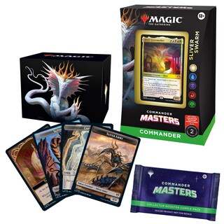 Foto 4 | Commander Deck Magic The Gathering: Commander Masters Silver Swarm - Venta Internacional.