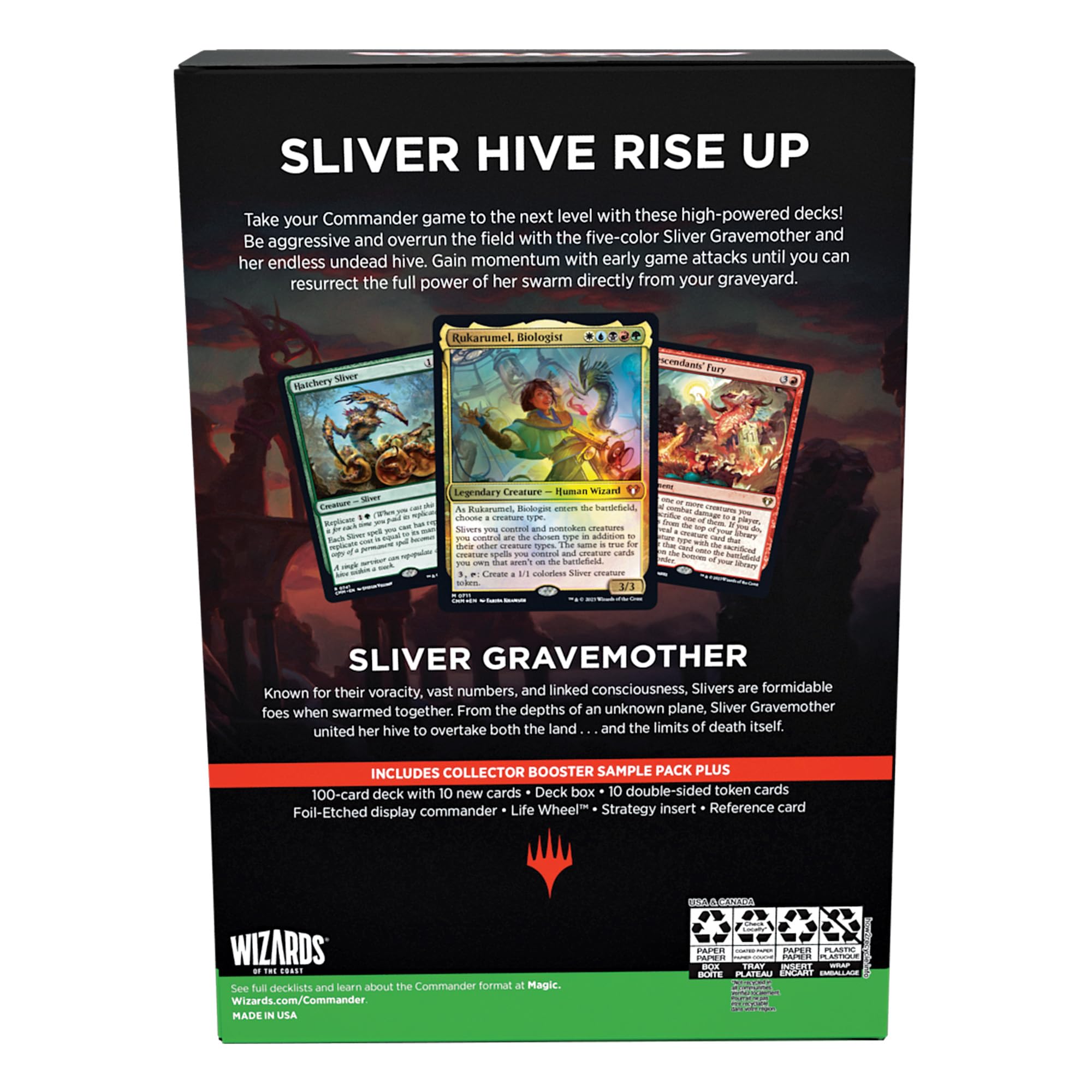 Foto 8 pulgar | Commander Deck Magic The Gathering: Commander Masters Silver Swarm - Venta Internacional.