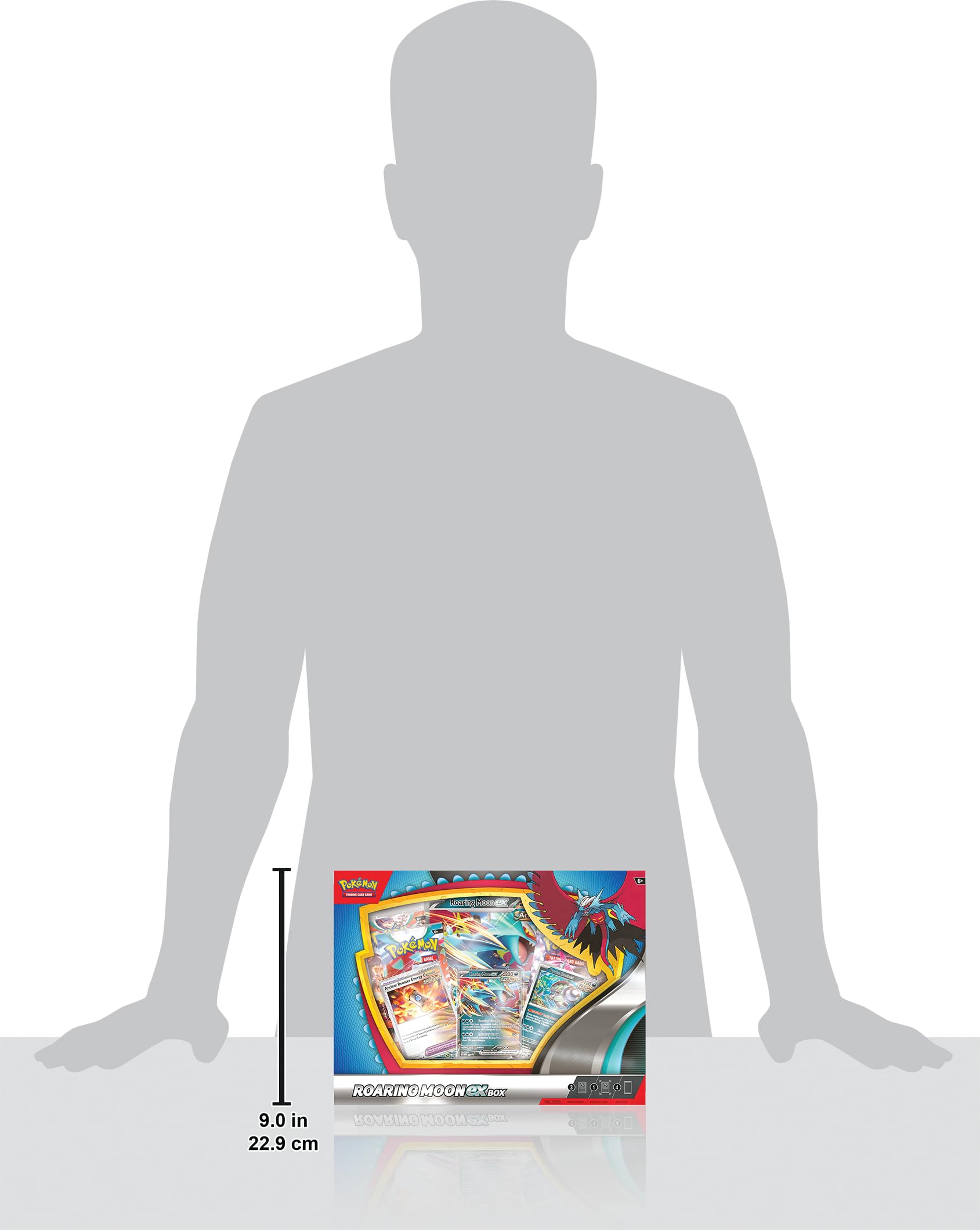 Foto 3 pulgar | Juego De Cartas Coleccionables Pokémon Roaring Moon Ex Box Con Booster - Venta Internacional.