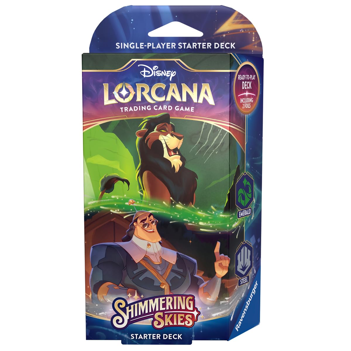 Foto 3 pulgar | Juego De Cartas Coleccionables Ravensburger Disney Lorcana Shimmering Skies - Venta Internacional.