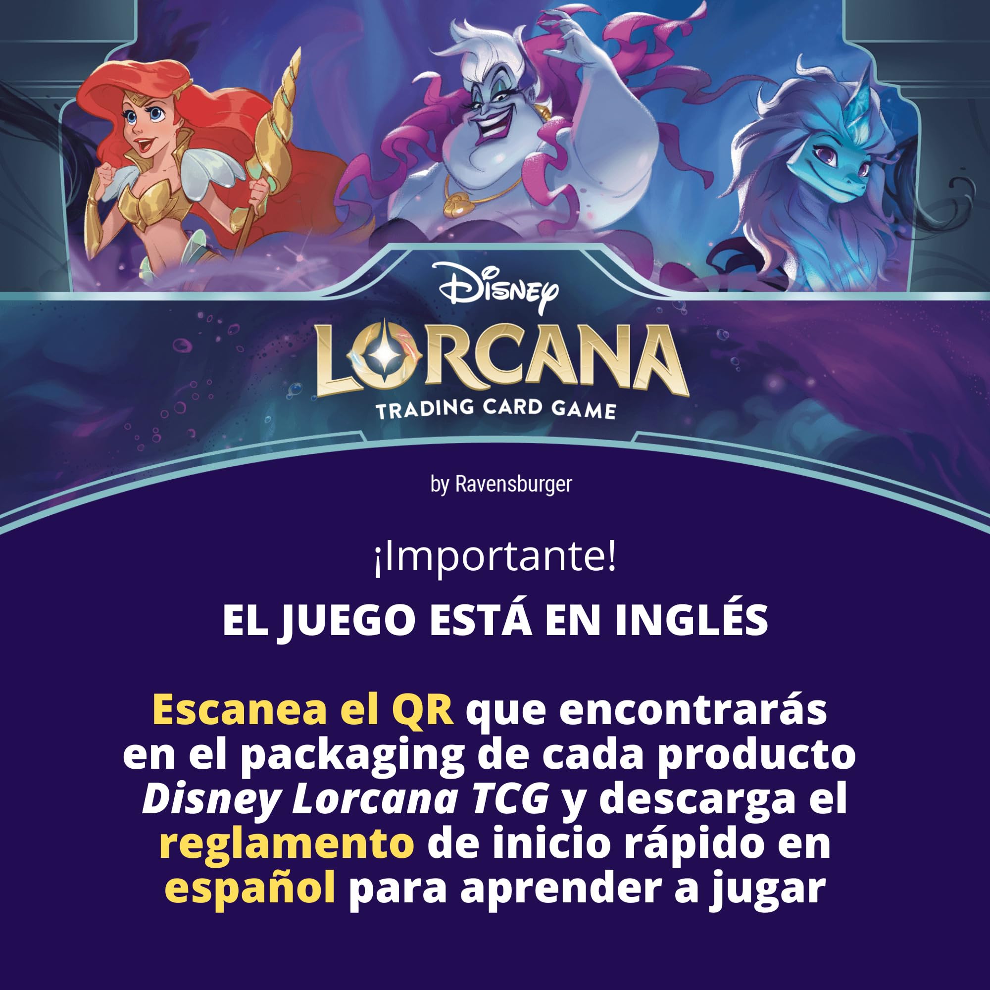 Foto 4 pulgar | Juego De Cartas Coleccionables Ravensburger Disney Lorcana Shimmering Skies - Venta Internacional.