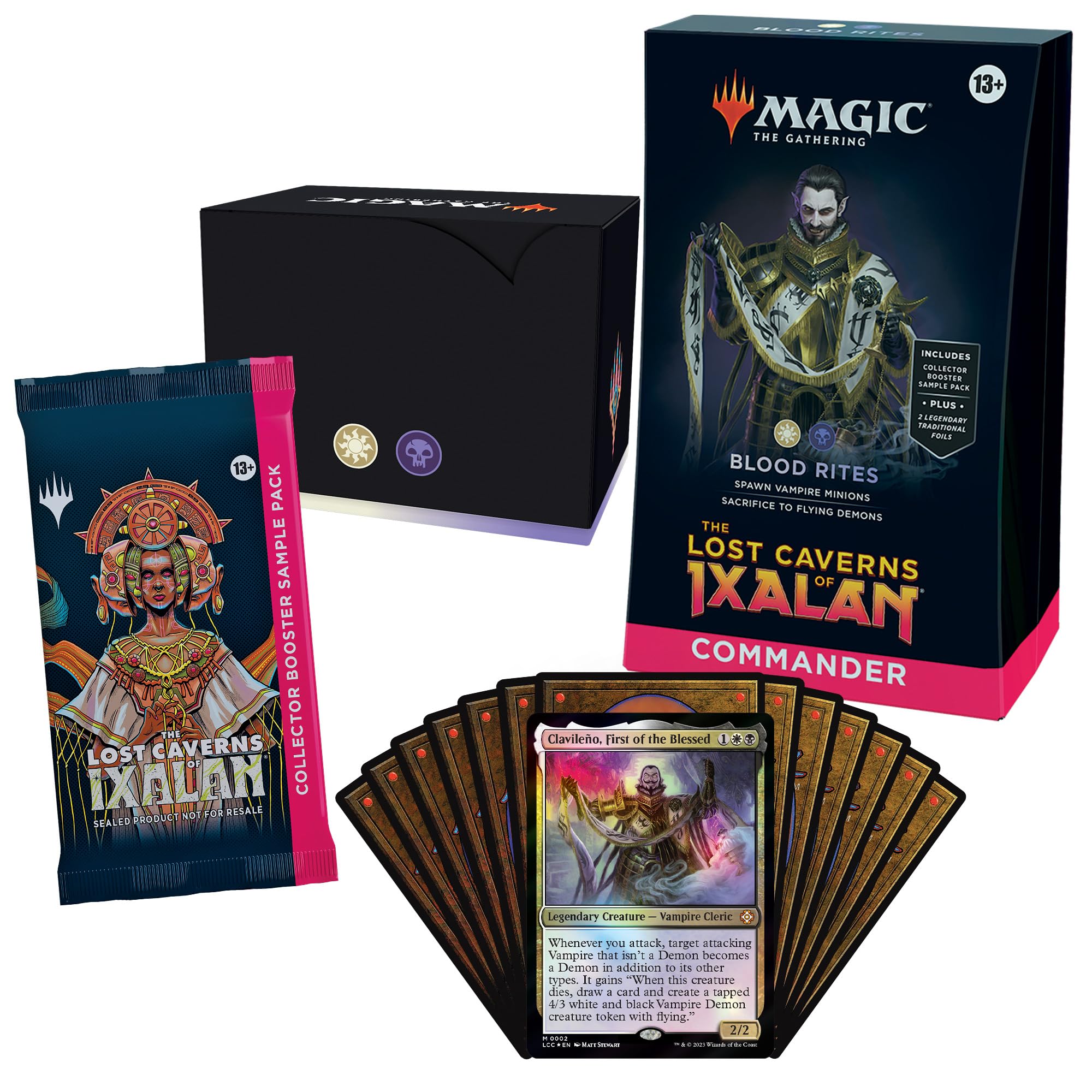 Commander Deck Magic The Gathering Blood Rites Con Accesorios - Venta Internacional.