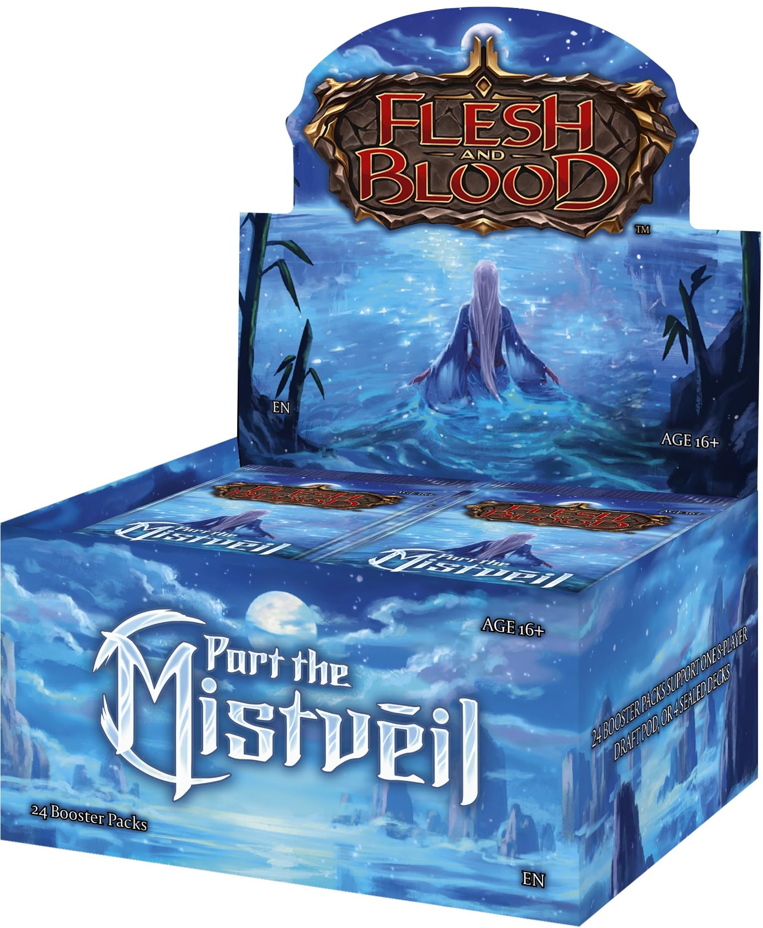 Caja De Refuerzo Flesh & Blood Tcg Part The Mistveil Con 24 Paquetes - Venta Internacional.