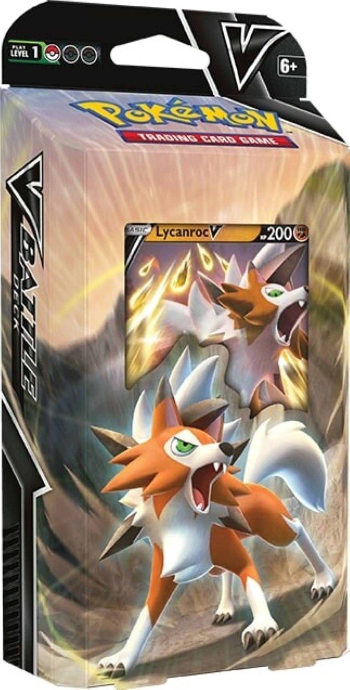 Foto 2 pulgar | Mazo De Batalla Pokémon Crashing Fangs Lycanroc V Con Acceso. - Venta Internacional.
