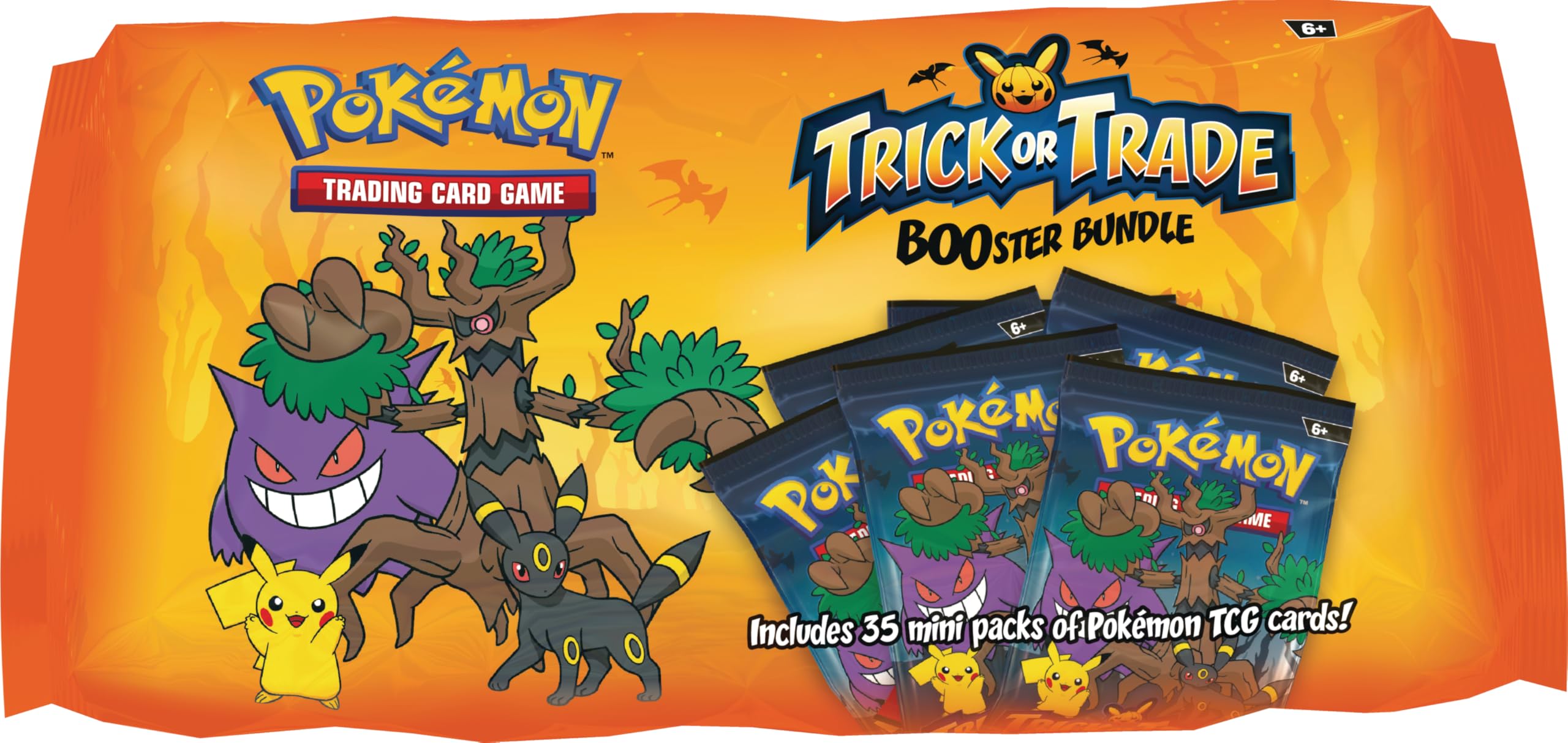 Foto 2 pulgar | Juego De Cartas Coleccionables Pokémon Booster Bundle Trick Or Trade - Venta Internacional.