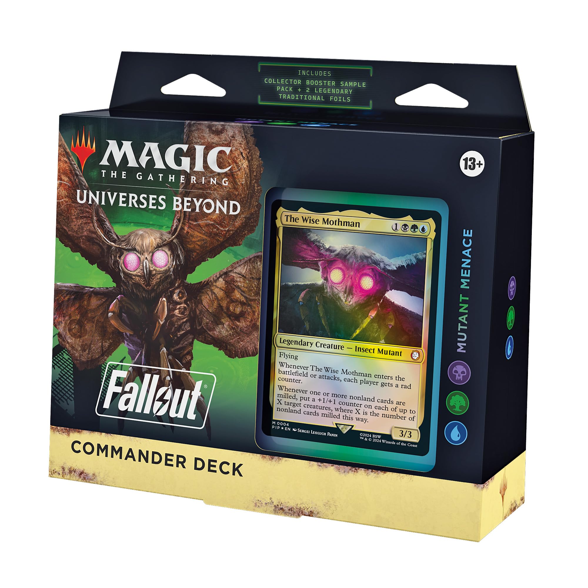 Foto 2 pulgar | Commander Deck Magic The Gathering Fallout Mutant Menace - Venta Internacional.