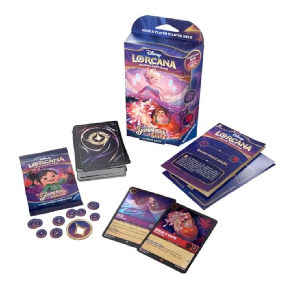 Foto 2 pulgar | Juego De Cartas Coleccionables Ravensburger Disney Lorcana Shimmering Skies - Venta Internacional.
