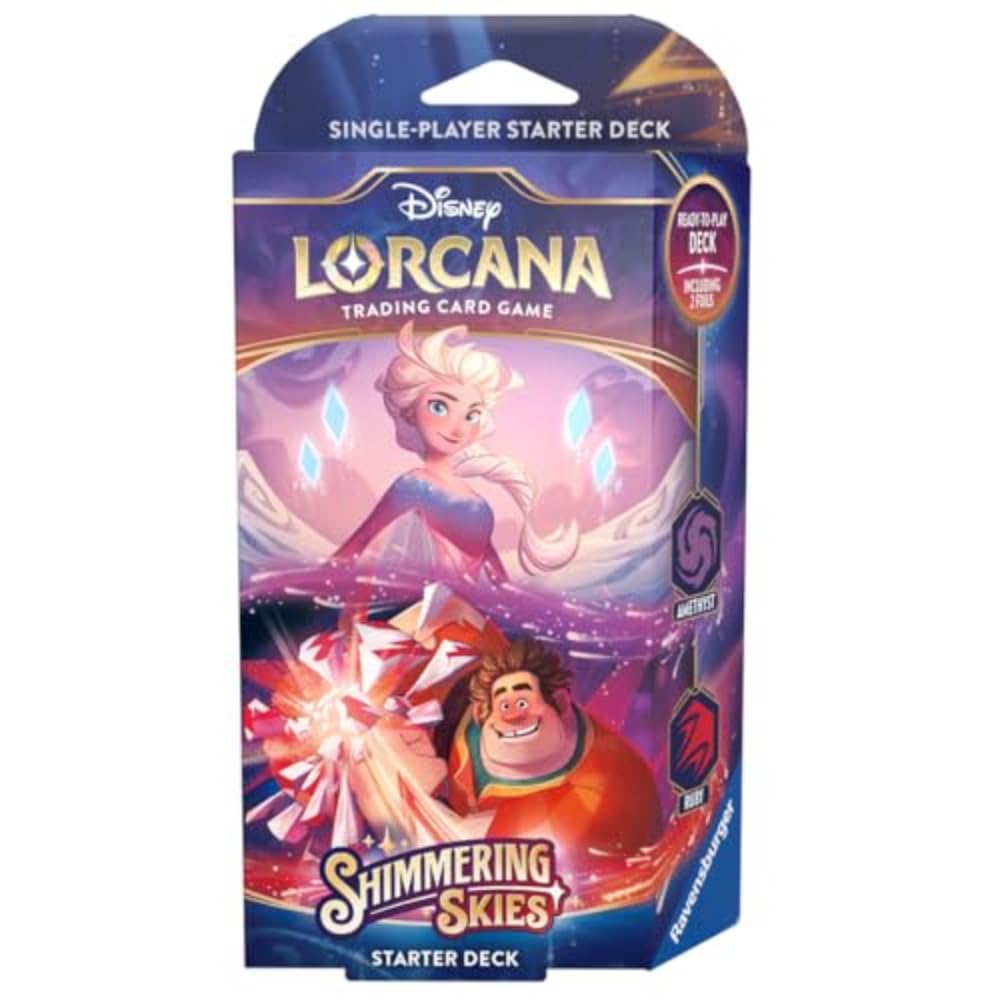 Foto 3 pulgar | Juego De Cartas Coleccionables Ravensburger Disney Lorcana Shimmering Skies - Venta Internacional.