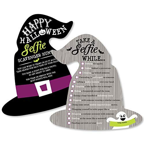 Juego De Fiesta Big Dot Of Happiness Happy Halloween Witch Hat - Venta Internacional.