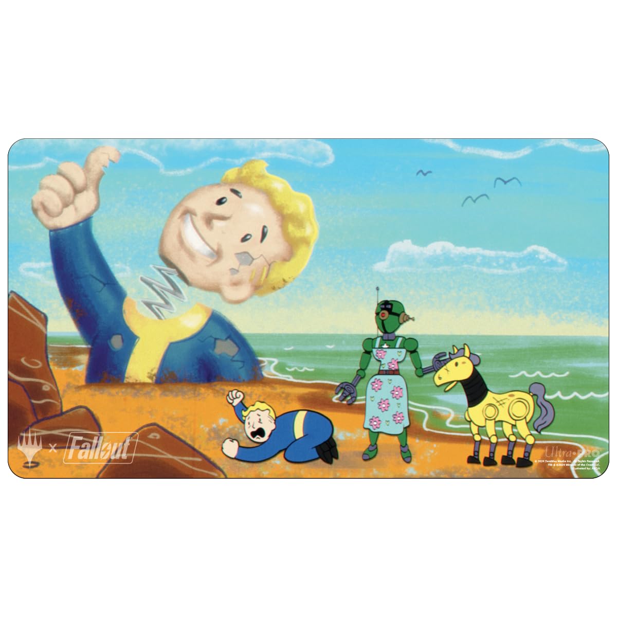 Tapete De Juego Ultra Pro Fallout: Ravages Of War | Magic Gathering - Venta Internacional.