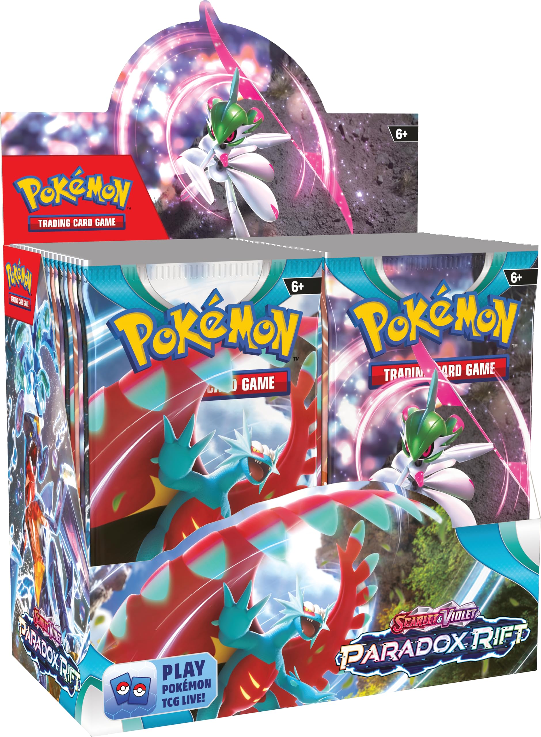 Pantalla Amplificadora Pokémon Tcg Scarlet Y Violet Paradox Rift - Venta Internacional.