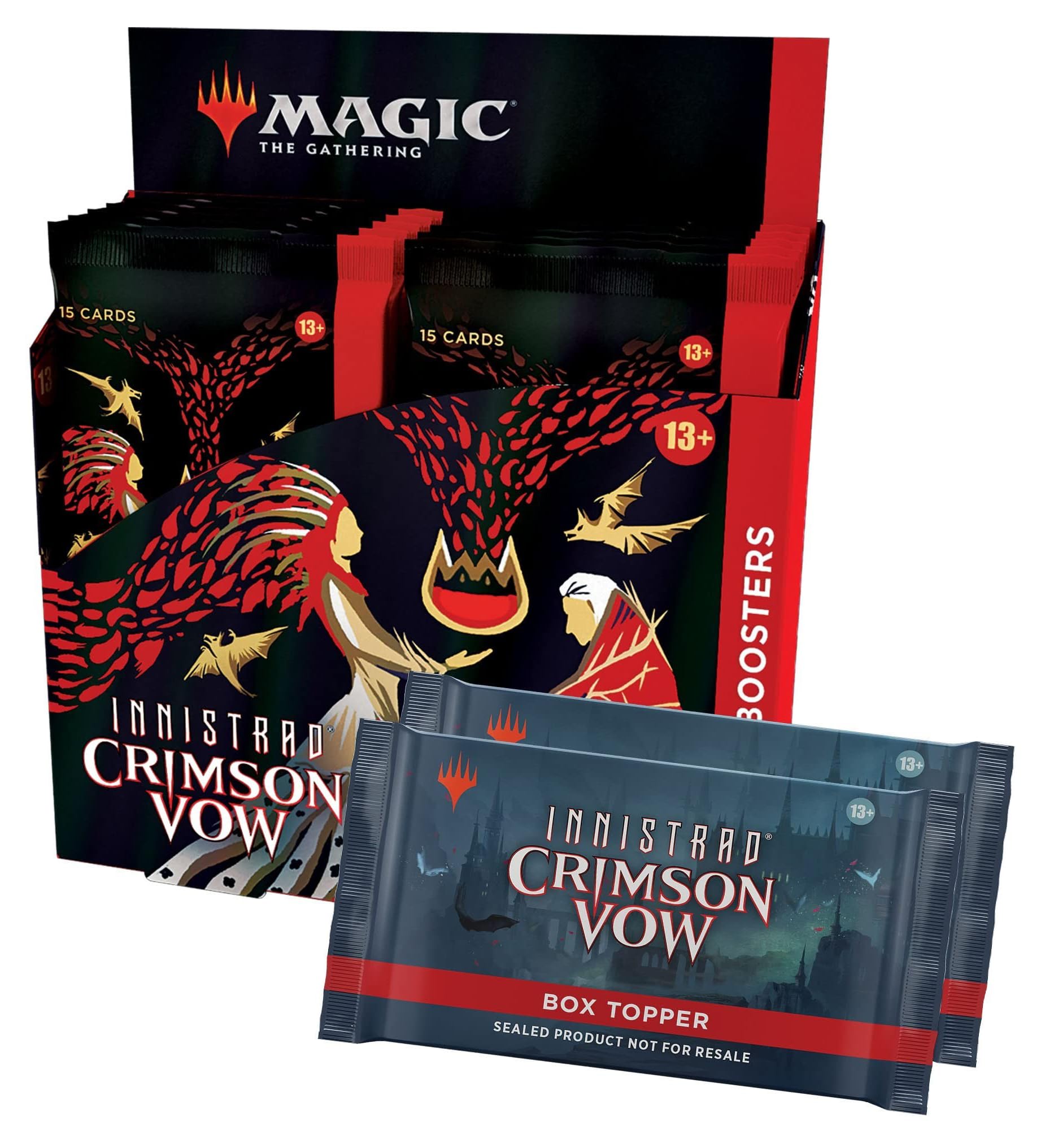 Caja De Refuerzo Para Coleccionistas Magic The Gathering Innistrad: Crimson Vow +182 Cartas - Venta Internacional.