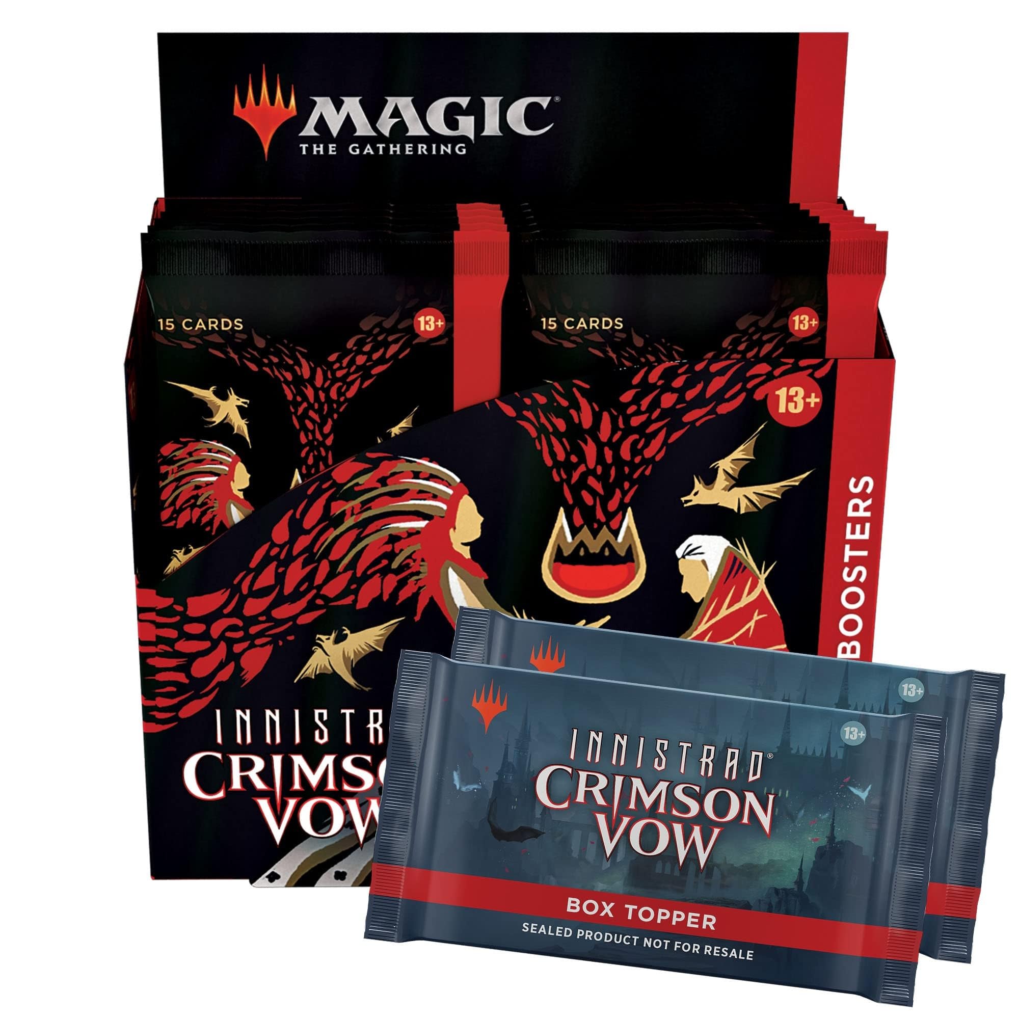 Foto 7 pulgar | Caja De Refuerzo Para Coleccionistas Magic The Gathering Innistrad: Crimson Vow +182 Cartas - Venta Internacional.