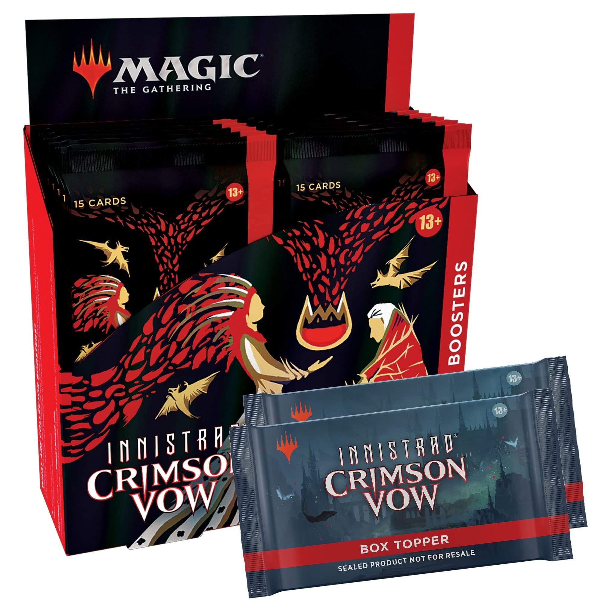 Foto 7 | Caja De Refuerzo Para Coleccionistas Magic The Gathering Innistrad: Crimson Vow +182 Cartas - Venta Internacional.