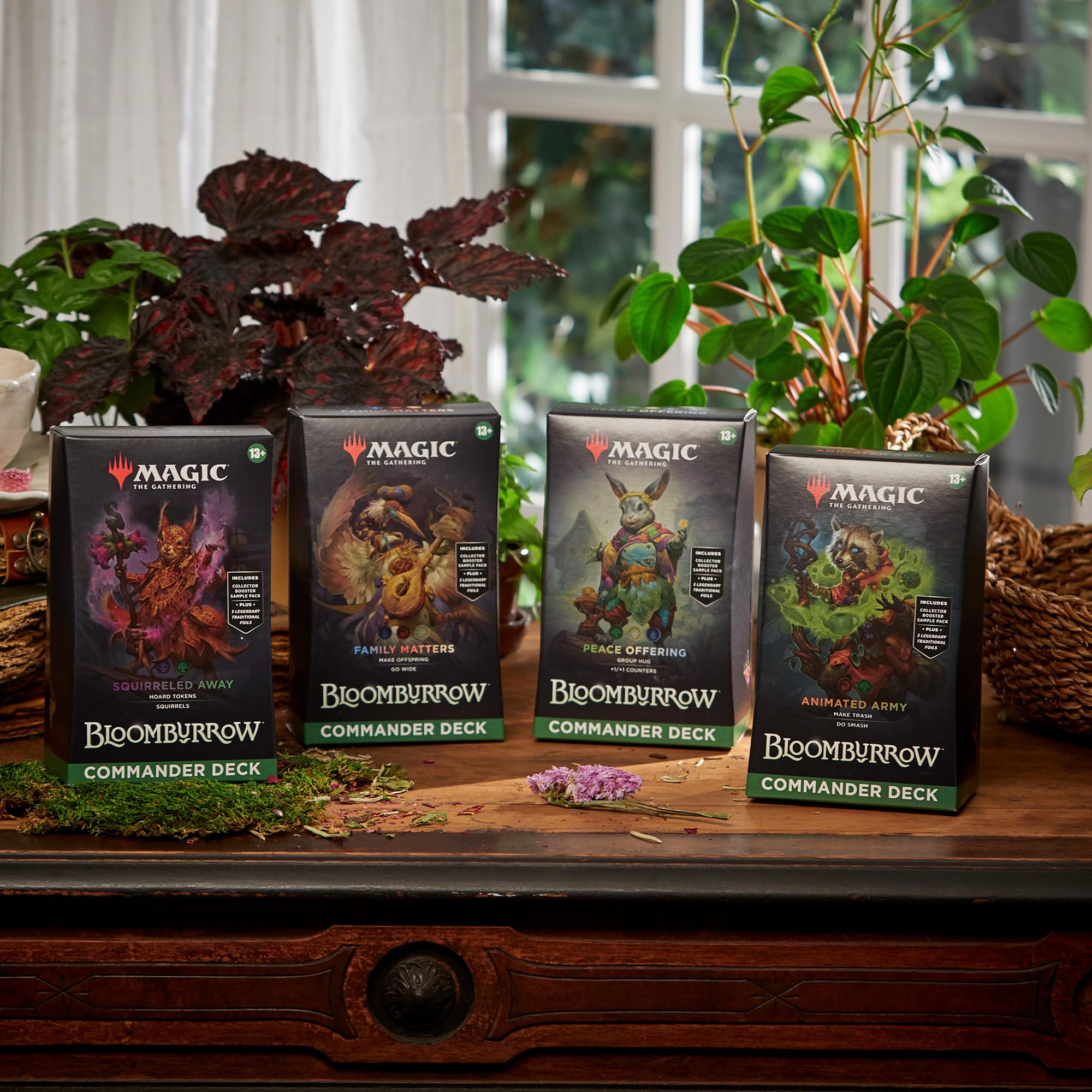 Foto 2 | Juego De Cartas Magic The Gathering Bloomburrow Commander Deck X4 - Venta Internacional.