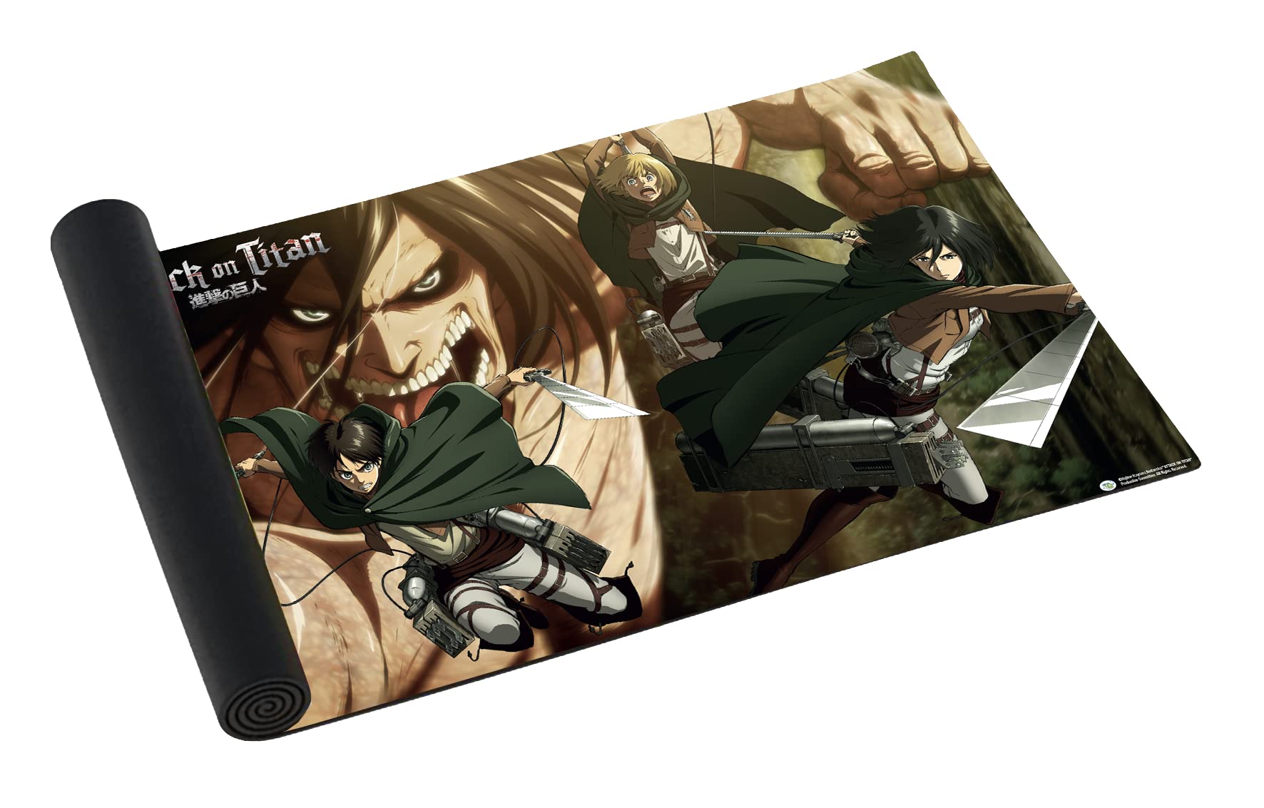 Foto 2 pulgar | Playmat Japanime Games Attack On Titan Attack Titan 35x60 Cm - Venta Internacional.