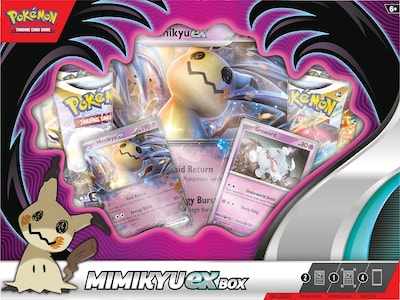 Foto 1 | Juego De Cartas Coleccionables Pokémon Mimikyu Ex Box Con 4 Potenciadores - Venta Internacional.