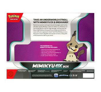 Foto 3 | Juego De Cartas Coleccionables Pokémon Mimikyu Ex Box Con 4 Potenciadores - Venta Internacional.
