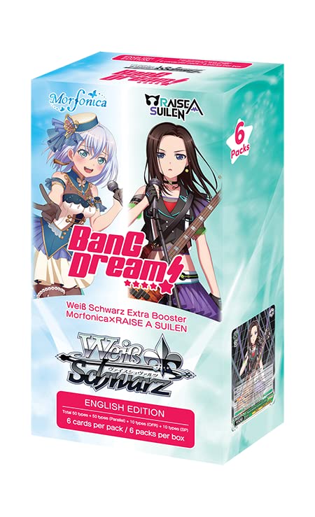 Foto 3 pulgar | Caja De Refuerzo Extra Weiss Schwarz Poppin' Party X Roselia - Venta Internacional.