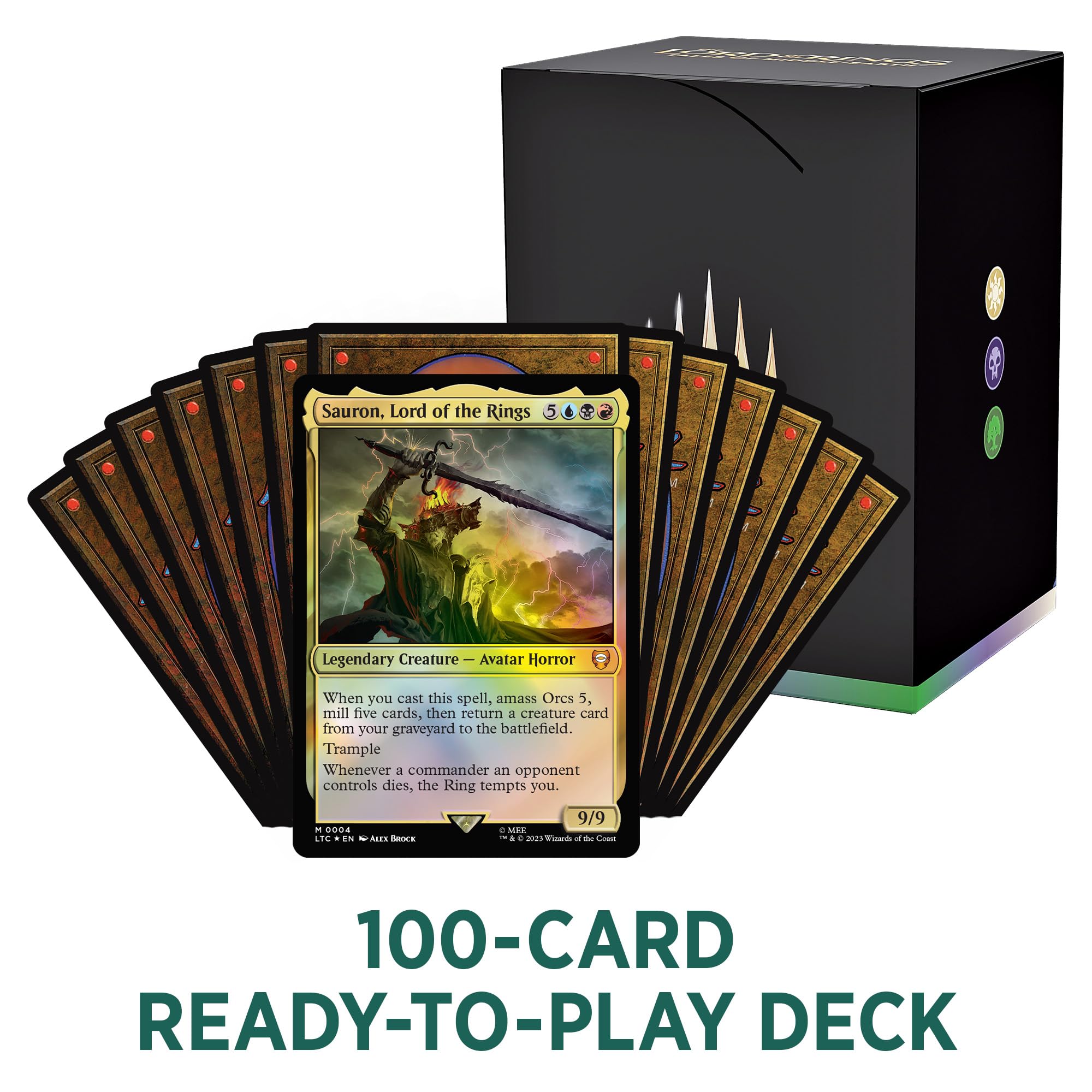 Foto 3 pulgar | Juego De Cartas Magic The Gathering The Lord Of The Rings Deck - Venta Internacional.