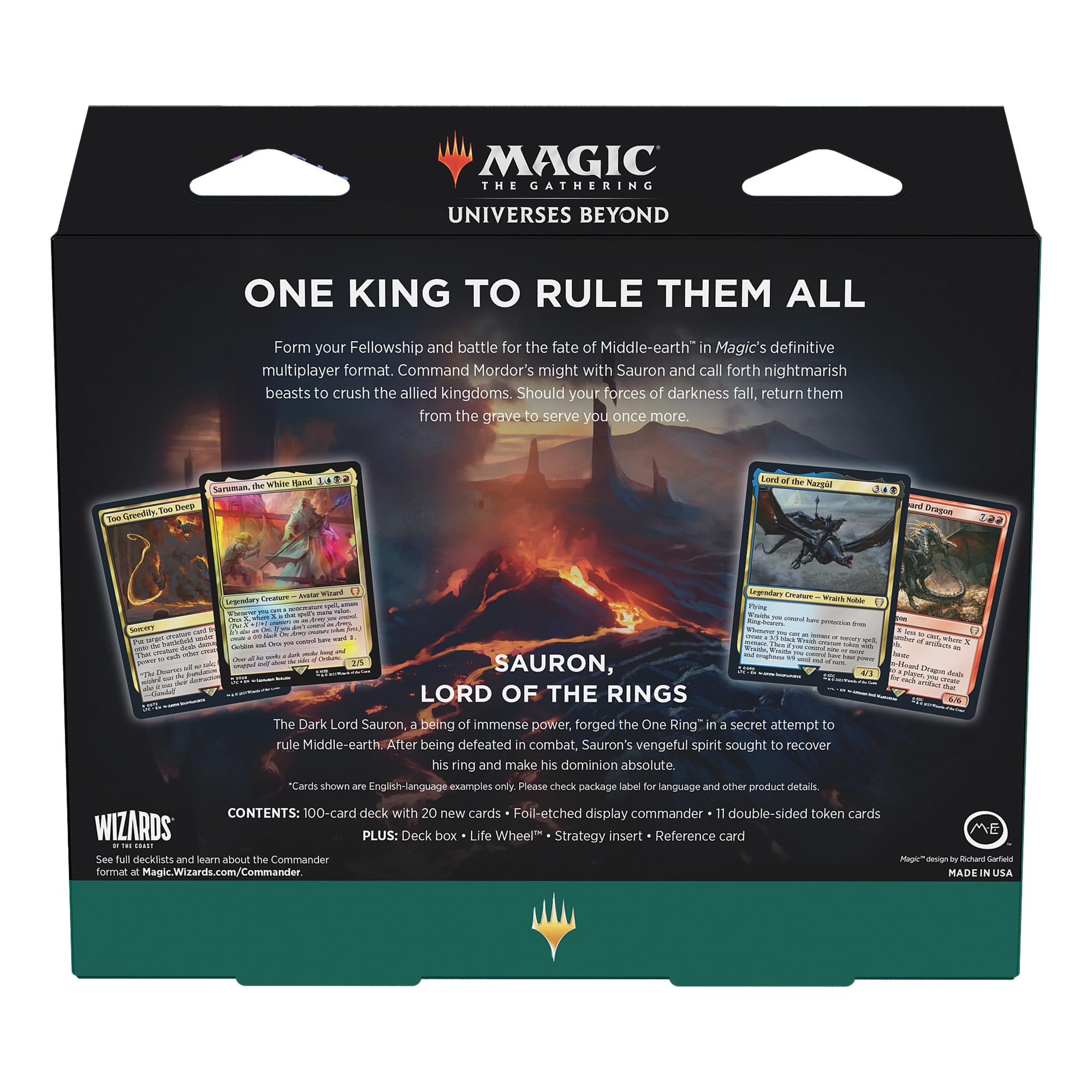 Foto 7 pulgar | Juego De Cartas Magic The Gathering The Lord Of The Rings Deck - Venta Internacional.