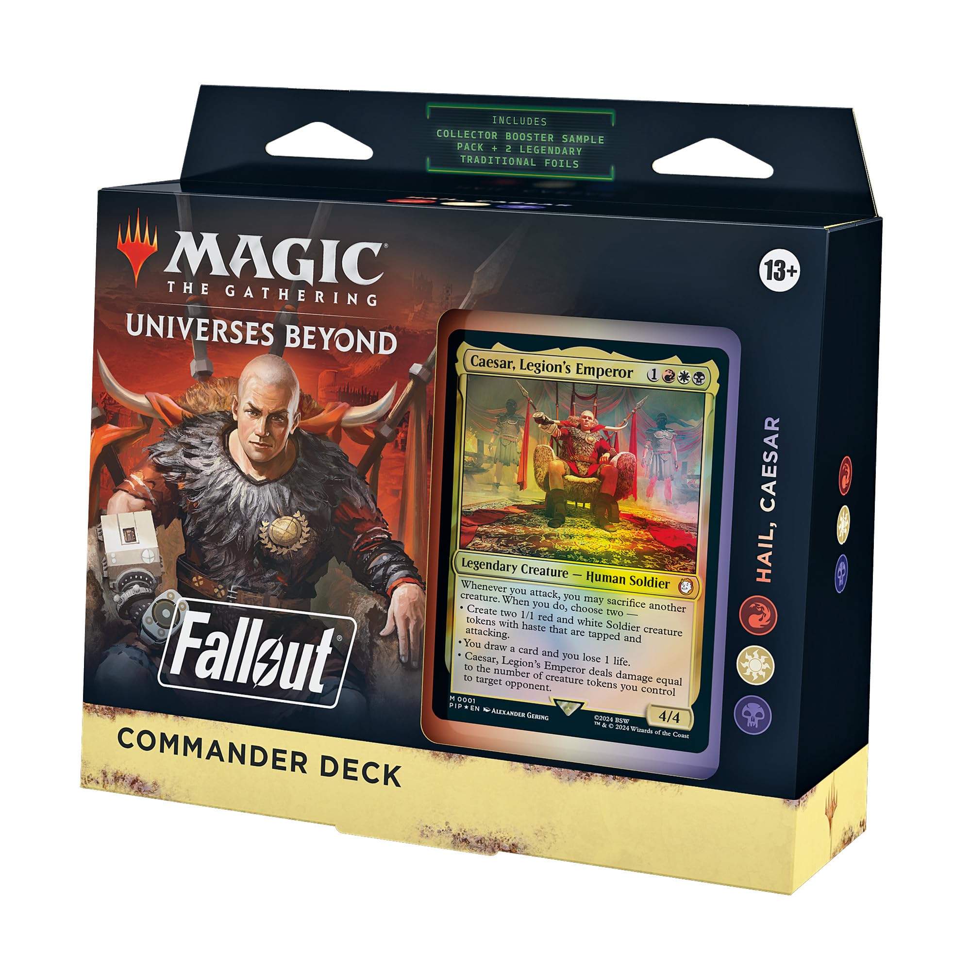 Foto 2 pulgar | Commander Deck Magic The Gathering Fallout Hail, César - Venta Internacional.