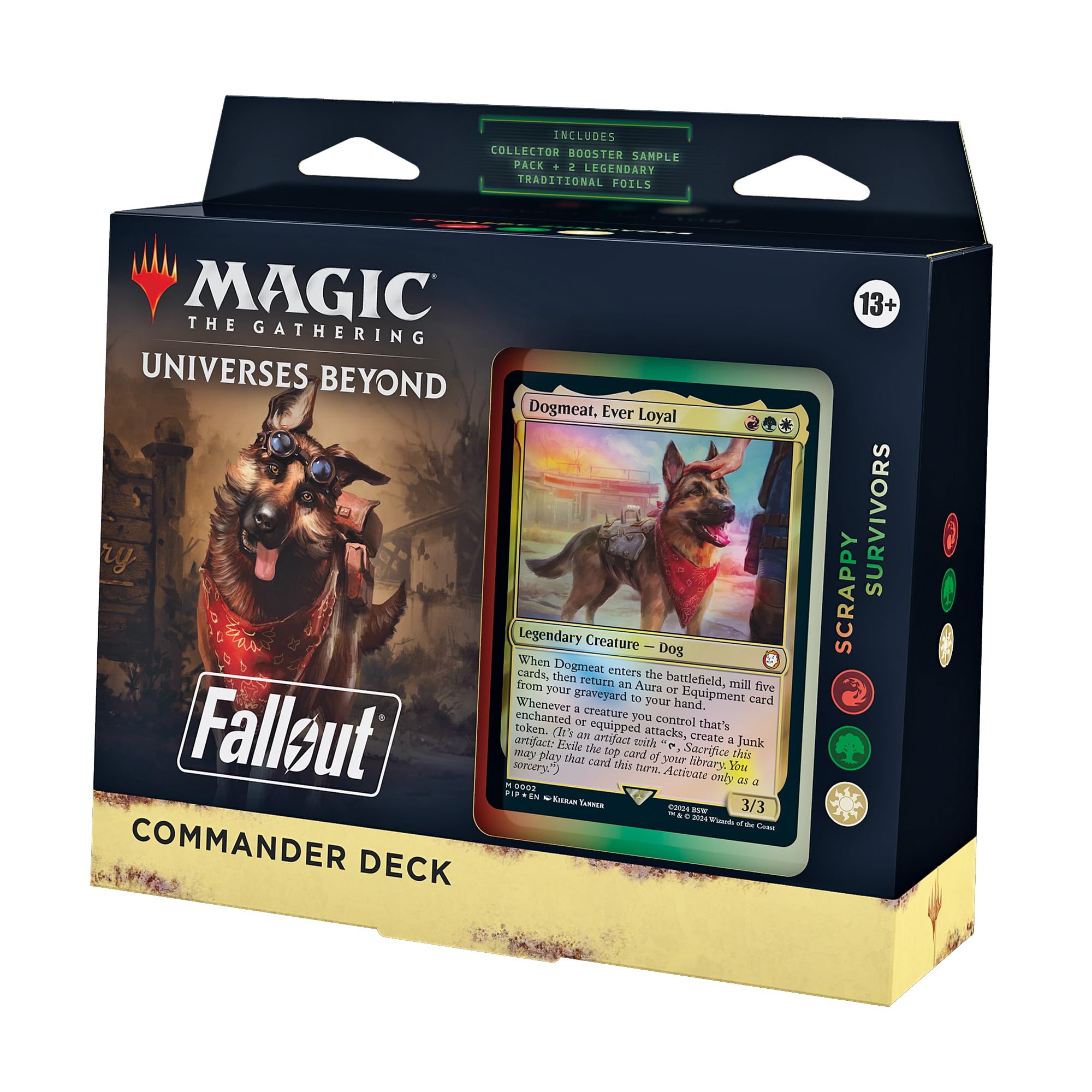 Foto 2 pulgar | Commander Deck Magic The Gathering Fallout Scrappy Survivors - Venta Internacional