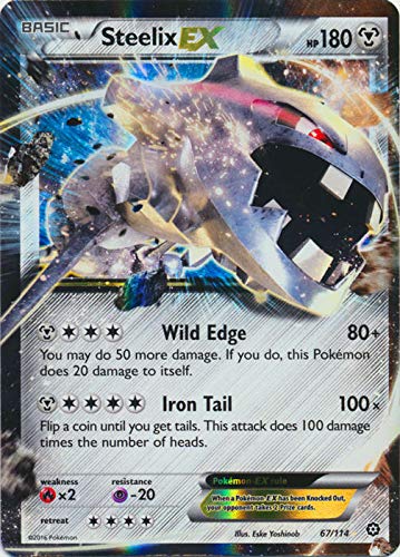 Foto 2 pulgar | Tarjeta Coleccionable Pokémon Steelix-ex Xy Steam Siege Holo 67/114 - Venta Internacional.
